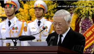 Video: Điếu văn của Tổng Bí thư Nguyễn Phú Trọng tại Lễ truy điệu nguyên Tổng Bí thư Đỗ Mười