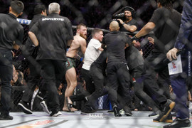 Hỗn chiến ở siêu kinh điển UFC: Võ sỹ Nga xin lỗi, được Tổng thống Putin chúc mừng