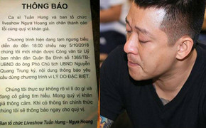 UBND quận Ba Đình chính thức công bố lý do dừng liveshow Tuấn Hưng vào phút chót