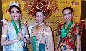 Phương Khánh giành chiến thắng trong phần thi Trang phục dân tộc tại 'Hoa hậu Trái đất 2018'