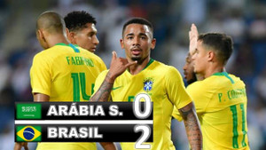 Video: Brazil thắng nhẹ nhàng đội bóng châu Á