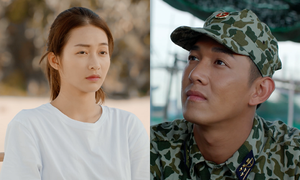 'Hậu duệ mặt trời' tập 13-14: Không còn ngại ngùng, Hoài Phương thể hiện tình cảm với Duy Kiên