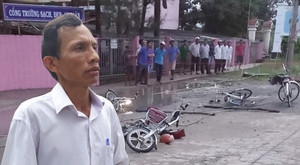 Đứt dây điện khiến 6 học sinh thương vong ở Long An, hiệu trưởng nói sự cố bất khả kháng