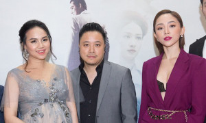 Giữa tin đồn sắp kết hôn, Tóc Tiên diện toàn đồ hiệu, rạng rỡ đến chúc mừng Victor Vũ