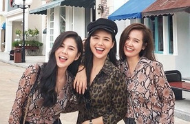 Bộ ba hot girl đời đầu Phanh Lee – Huyền Lizzie – Thu Hoài khoe vẻ trẻ trung, xinh đẹp
