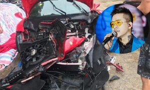Tuấn Hưng lên tiếng khi siêu xe 14 tỷ đồng bị tai nạn nghiêm trọng