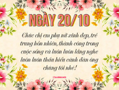 Những lời chúc ngày Phụ nữ Việt Nam 20/10 hay và hài hước nhất