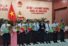 Đà Nẵng miễn nhiệm, bổ nhiệm hàng loạt chức vụ