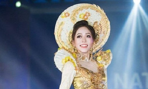 Phương Nga lọt top 5 Trang phục dân tộc tại 'Hoa hậu Hòa bình Quốc tế 2018'