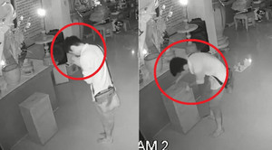 Clip: Thanh niên vái lạy trước khi trộm tiền công đức trong chùa