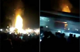 Clip: Tàu hỏa lao vào đám đông ở Ấn Độ, ít nhất 50 người chết