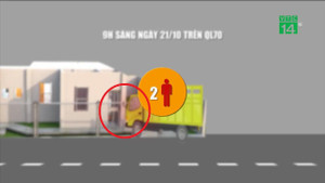 Video mô phỏng vụ xe tải húc đổ cổng, 2 vợ chồng đứng trong sân chết thương tâm