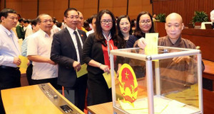 Quốc hội bỏ phiếu kín bầu Chủ tịch nước