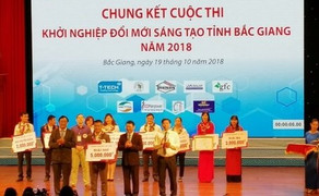 Chung kết Cuộc thi Khởi nghiệp và đổi mới sáng tạo tỉnh Bắc Giang 2018