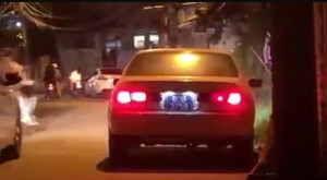 Tạm giữ xe biển số xanh 80B giả gây huyên náo đường phố TP.HCM