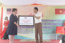 Dự án bảo tồn Thành nhà Hồ nhận tài trợ 92.500 USD từ Quỹ bảo tồn Văn hóa Đại sứ Mỹ