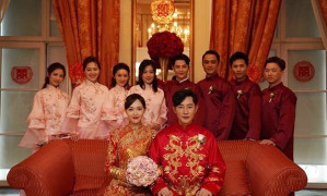 Ảnh hiếm trong hôn lễ cổ tích của Đường Yên - La Tấn