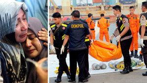 Máy bay Indonesia rơi xuống biển: Người nhà hành khách ngã quỵ nhận hung tin