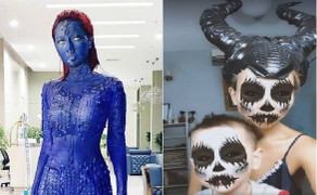 Băng Di, Thảo Trang hóa trang ấn tượng khiến fan 'đứng tim' dịp Halloween