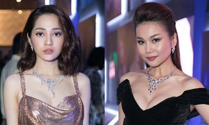 Mặc ồn ào yêu Quang Huy, Bảo Anh diện váy gợi cảm, đọ sắc bên dàn mỹ nhân