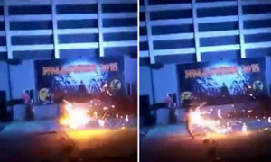 Clip: Toàn cảnh nữ sinh xứ Nghệ bị biến thành 'đuốc sống' trong trang phục Halloween