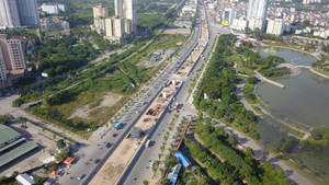 Video: Đường vành đai 1.500 tỷ đồng/km ở Hà Nội sau 1 năm thi công nhìn từ flycam