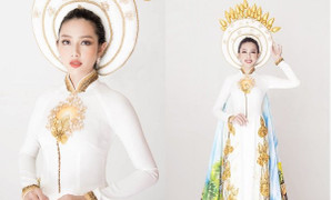 Vừa trở lại top 8 ‘Hoa hậu Quốc tế 2018’, Thùy Tiên hé lộ trang phục dân tộc