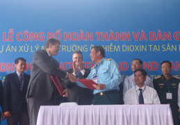 Chính thức bàn giao dự án xử lý dioxin 110 triệu USD ở Đà Nẵng