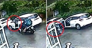 Clip: Nữ tài xế mở cửa ô tô kiểu 'giết người', gây họa cho xe máy
