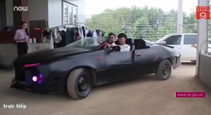 Thanh niên Hà Tĩnh độ xe đồng nát thành xe sang mui trần rước dâu