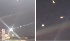 Video: 'Hạm đội UFO' đột ngột xuất hiện rồi biến mất trên bầu trời đêm