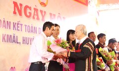 Tổng Bí thư, Chủ tịch nước dự 'Ngày hội Đại đoàn kết toàn dân tộc các thôn, buôn' ở Đắk Lắk