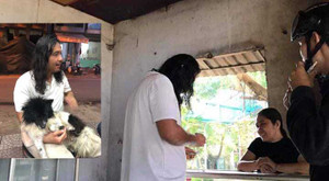 Người đàn ông Trung Quốc khóc lóc, nhịn ăn 2 ngày tìm chú chó thất lạc ở Huế