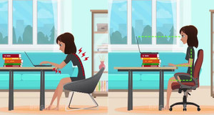 Video: Tư thế ngồi trước máy tính tránh đau lưng cho dân văn phòng