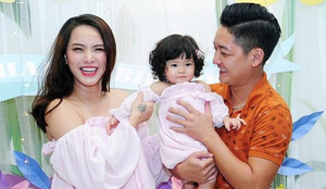 Thành Đạt xuống tóc, ăn chay khi Hải Băng mang thai lần 3 nhiều rủi ro