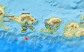 Động đất mạnh 5,3 độ richter rung chuyển Bali, Indonesia