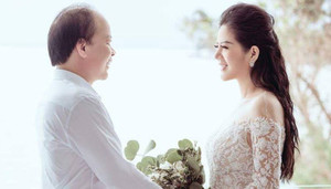 Bộ ảnh cưới lãng mạn của ca sĩ Đinh Hiền Anh và Thứ trưởng Bộ Tài chính