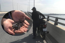 Nghi vấn 'đinh tặc' hoành hành trên cầu vượt biển dài nhất Việt Nam