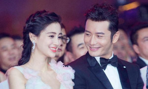 Huỳnh Hiểu Minh ngầm xóa tan tin đồn ly hôn Angela Baby