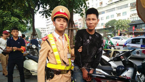 Cảnh sát 141 bắt nam thanh niên nghi trộm cắp xe máy