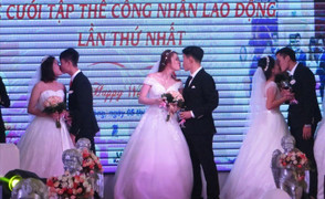 Đà Nẵng hỗ trợ phòng tân hôn 3 sao cho các đôi uyên ương trong lễ cưới tập thể