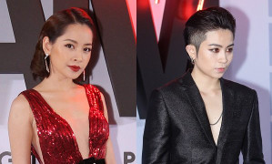 Ngồi đối diện, Chi Pu - Gil Lê ngó lơ nhau khi cùng xem thời trang