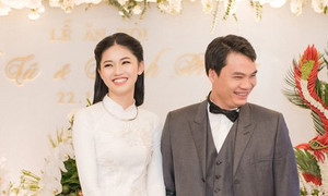 Hé lộ thiệp cưới của Á hậu Thanh Tú và chồng đại gia