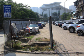 Dự án bãi đỗ xe thông minh biến thành bãi rác nhếch nhác giữa Thủ đô