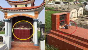 Gần 100 ngôi mộ ở Hưng Yên bị kẻ xấu đập phá bát hương