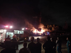 Cháy rụi kho sơn ở khu công nghiệp Hòa Cầm, TP Đà Nẵng