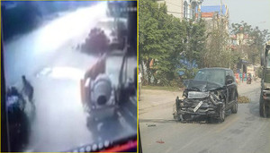 Tài xế ô tô tông chết hiệu trưởng trường tiểu học ở Thái Nguyên rồi bỏ chạy