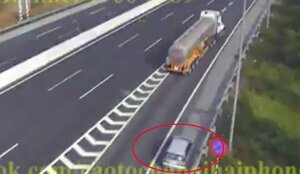 Yêu cầu xử nghiêm tài xế xe ô tô đi lùi 1km trên cao tốc Hà Nội – Hải Phòng