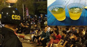 Tụ tập trà đá thâu đêm ở vỉa hè: Bệ rạc, nhếch nhác, phát sinh tệ nạn, tội phạm