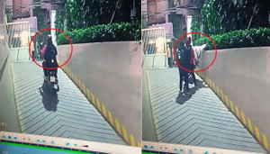 Clip: Nhấn ga khi lên dốc, cô gái bốc đầu xe máy dựng đứng khiến dân mạng cười 'đứt ruột'